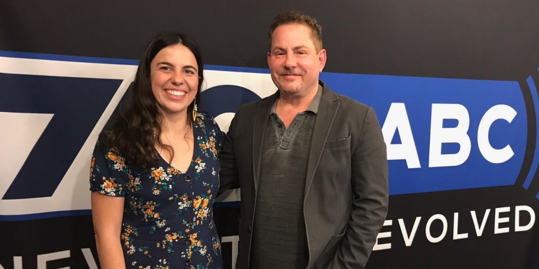 Araceli with KABC Radio Host Dr. Howard Gluss